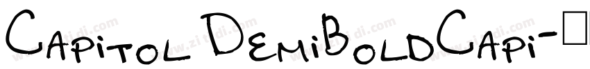 Capitol DemiBoldCapi字体转换